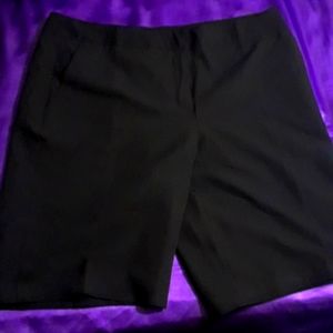 Black knee length slacks